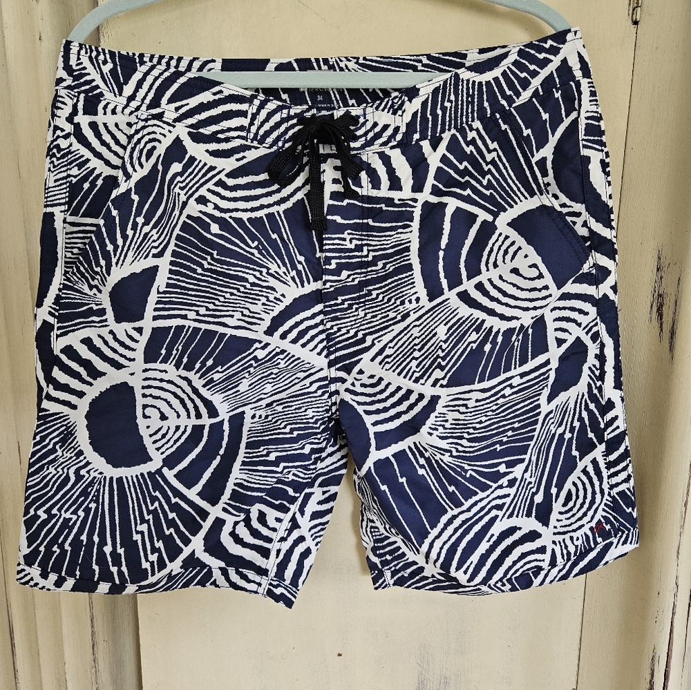 Levi's button fly board shorts.